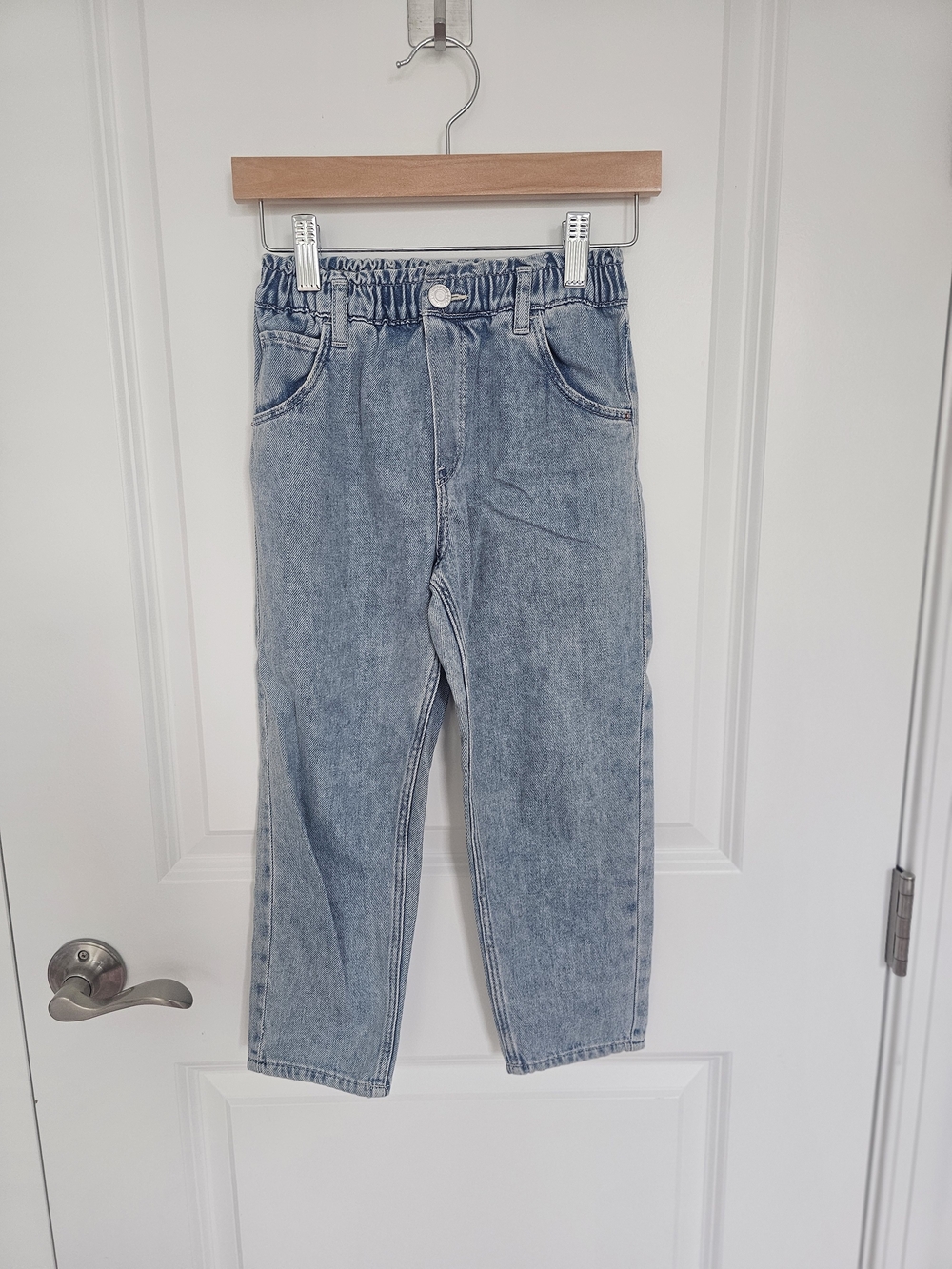 H&M Light Blue Elastic Waist Kids Jeans